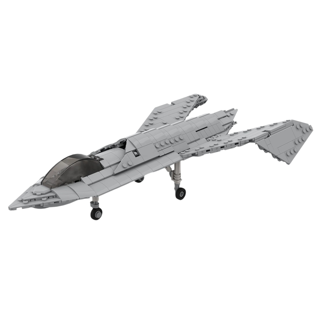 MOC-191232 1/35 Scale Bird of Pray Combat Fighter Building Blocks (590PCS)