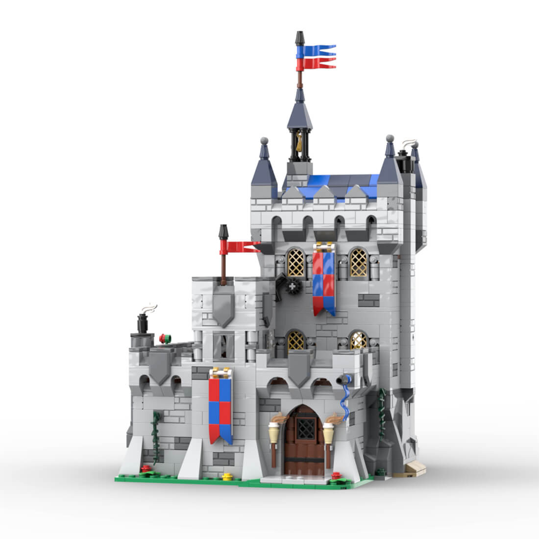 MOC-193381 Medieval Dungeon Building Blocks Set(1467PCS)