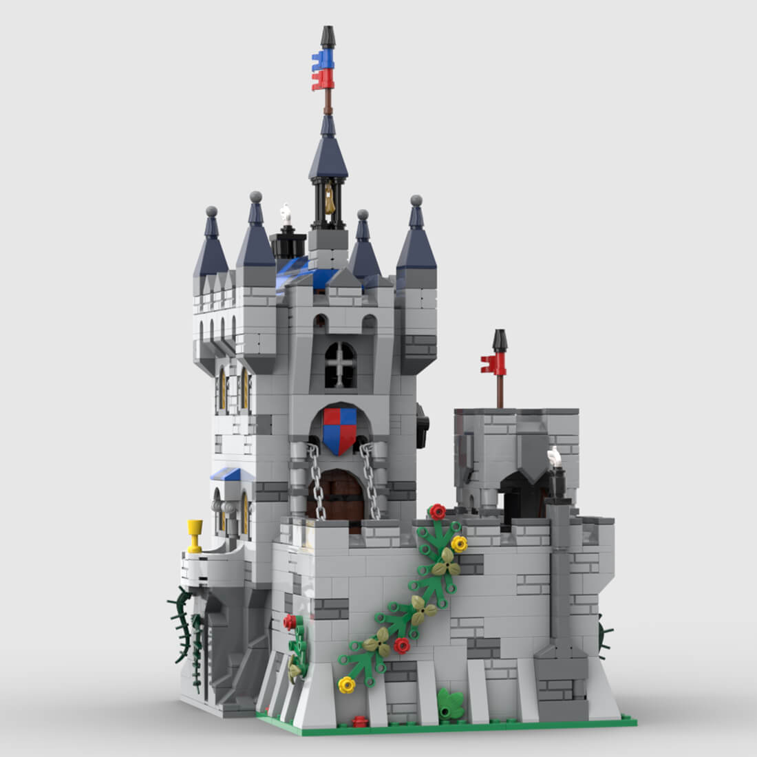 MOC-193381 Medieval Dungeon Building Blocks Set(1467PCS)