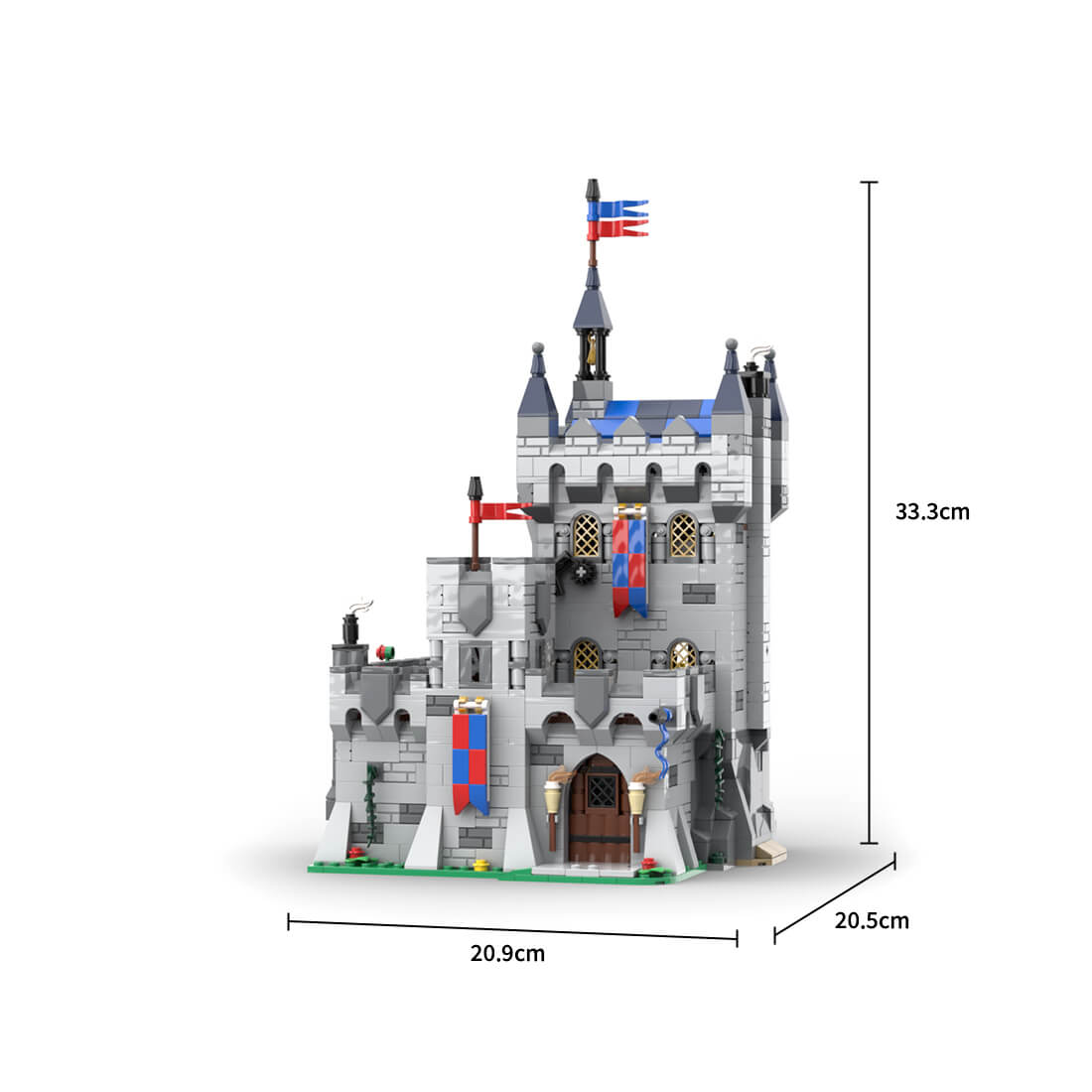 MOC-193381 Medieval Dungeon Building Blocks Set(1467PCS)