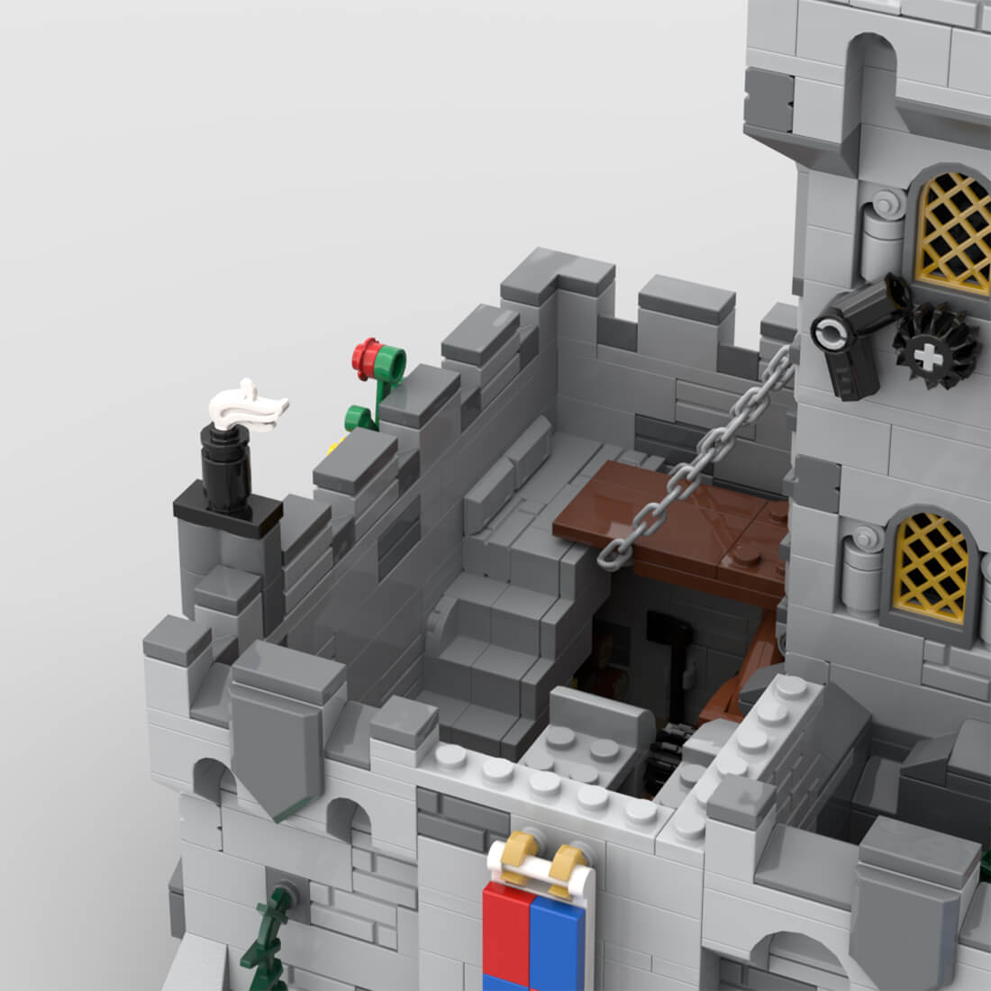 MOC-193381 Medieval Dungeon Building Blocks Set(1467PCS)