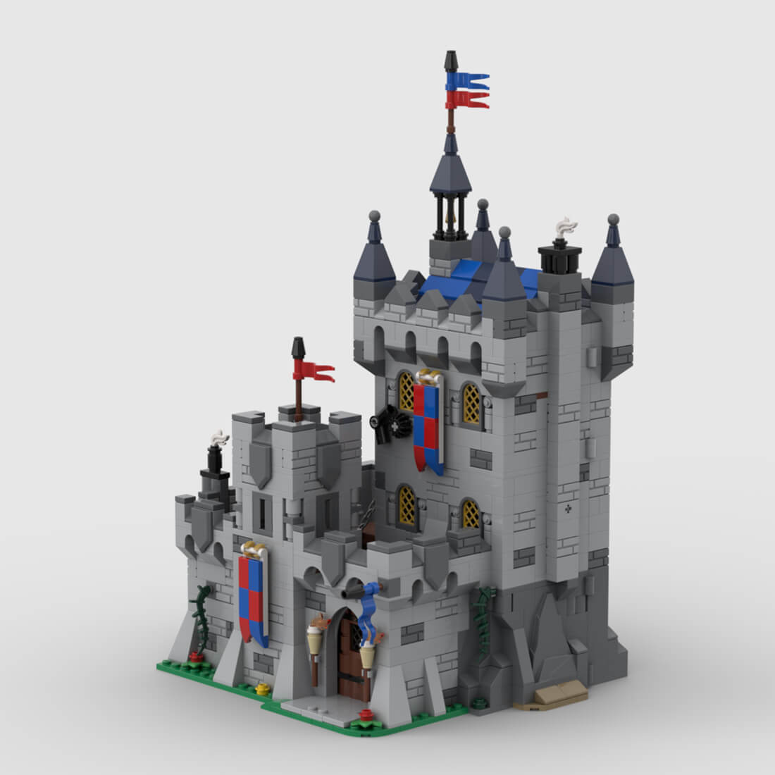 MOC-193381 Medieval Dungeon Building Blocks Set(1467PCS)