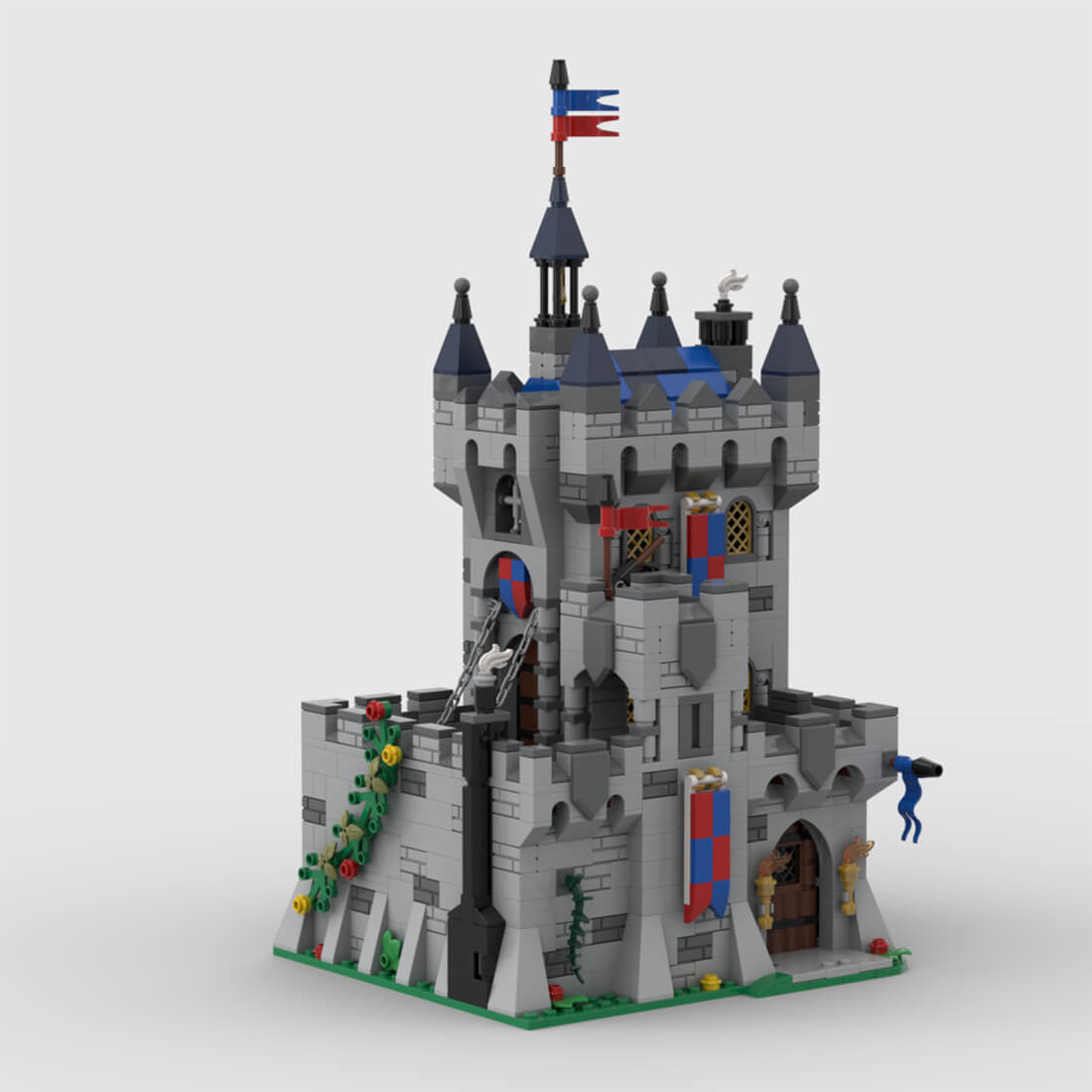 MOC-193381 Medieval Dungeon Building Blocks Set(1467PCS)