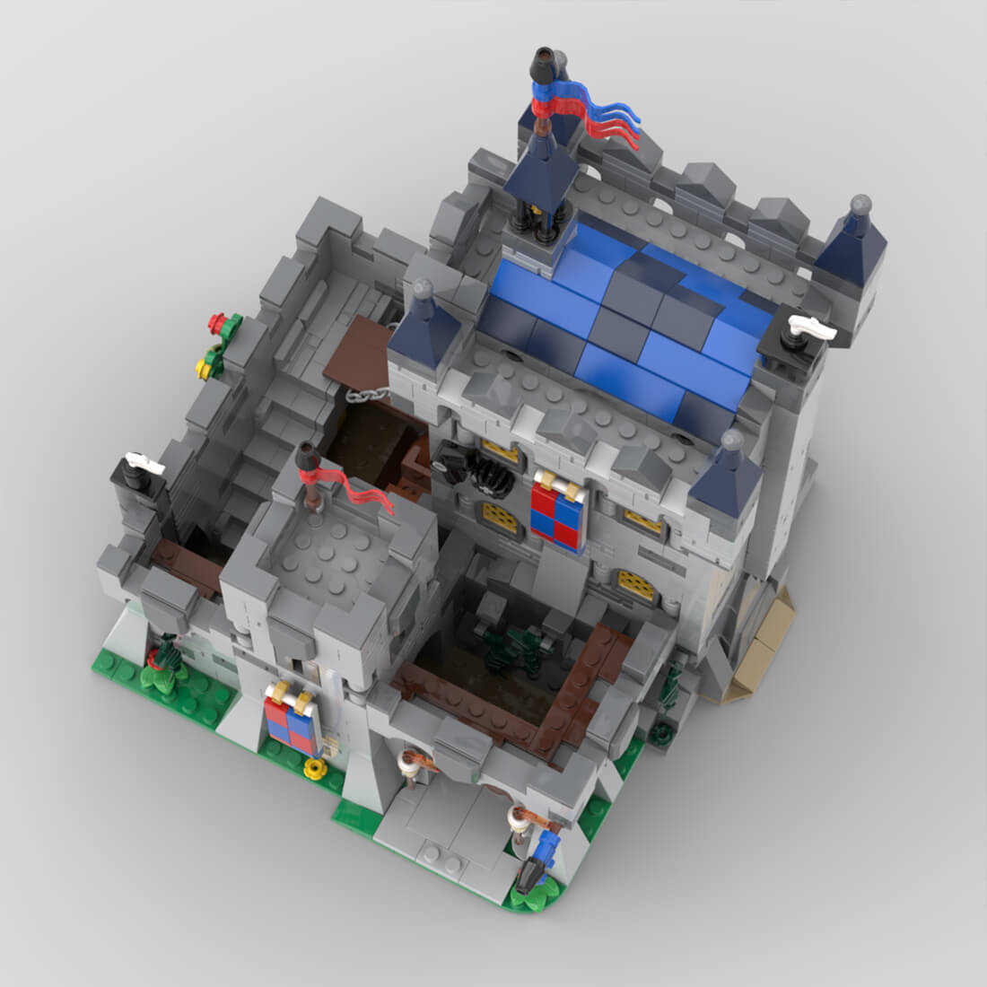 MOC-193381 Medieval Dungeon Building Blocks Set(1467PCS)