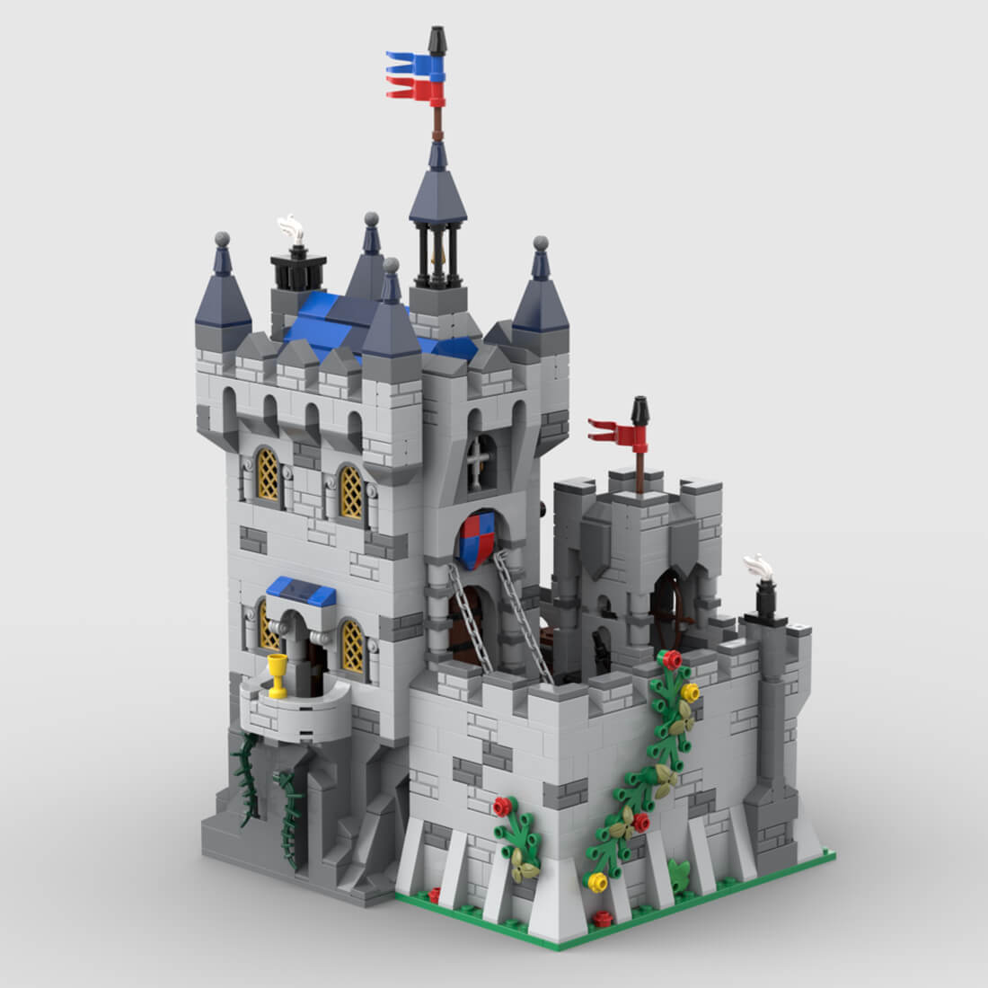 MOC-193381 Medieval Dungeon Building Blocks Set(1467PCS)