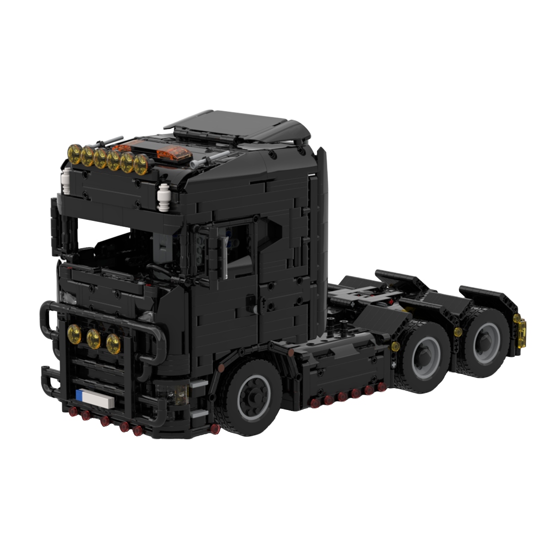MOC-202330 Scania 770STruck Technic Building Blocks Set (Black/White Blue/2345PCS)