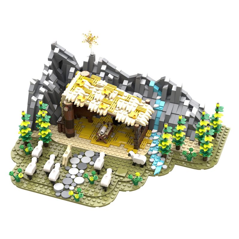 MOC-204353 Nativity Scene Building Blocks Set (964PCS)