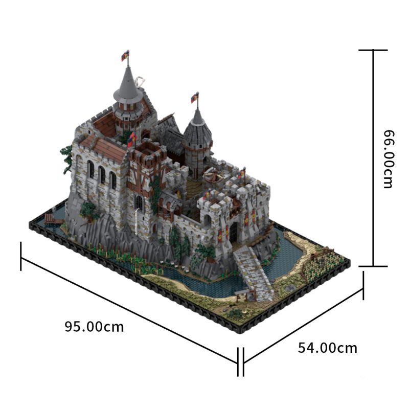 MOC-206892 Medieval Castle Building Blocks Set (21090PCS)