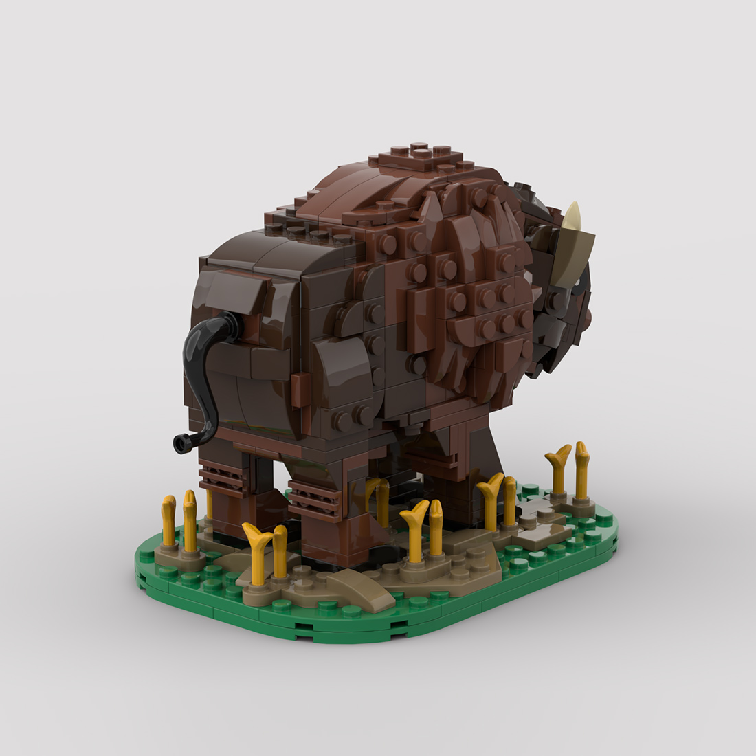 MOC-212761 American Bison Building Blocks Set (424PCS) 