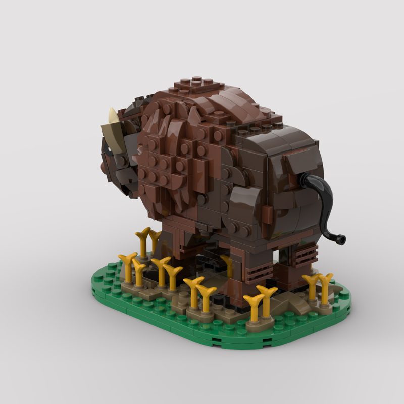 MOC-212761 American Bison Building Blocks Set (424PCS) 