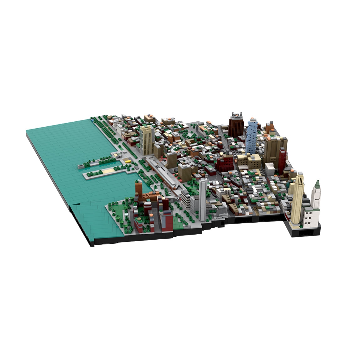 MOC-223473 1/2000 Scale Tribeca New York City Building Blocks (5696PCS)