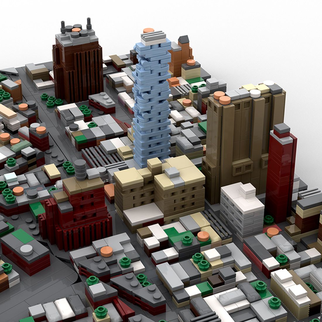 MOC-223473 1/2000 Scale Tribeca New York City Building Blocks (5696PCS)