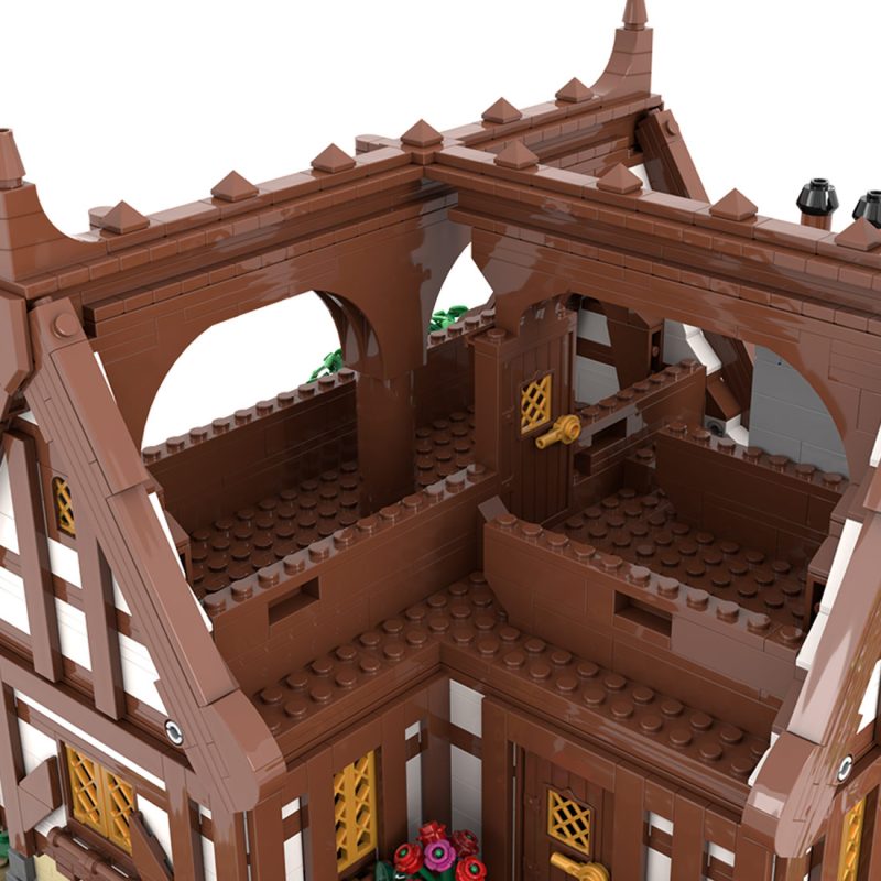 MOC-224458 Medieval Tavern Building Blocks Set (4783PCS)