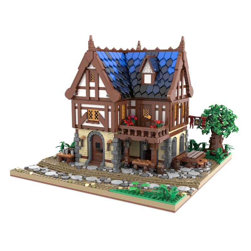 MOC-224458 Medieval Tavern Building Blocks Set (4783PCS)
