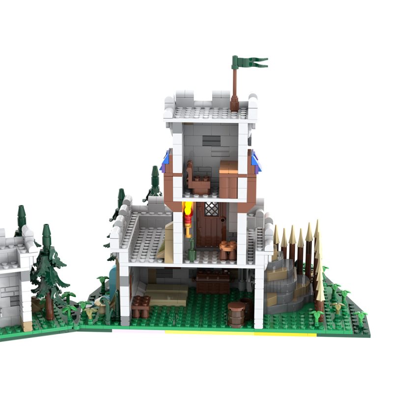 MOC-228153 Medieval Tower Building Blocks Set (1606PCS)