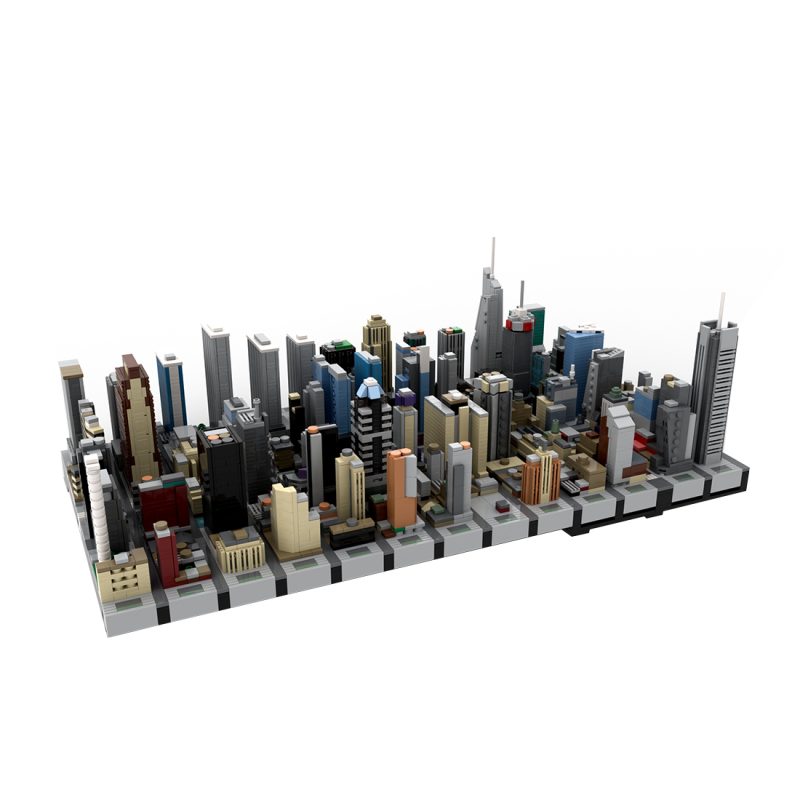MOC-228992 1/2000 Scale Theater District Times Square Building Blocks Set (6086PCS)