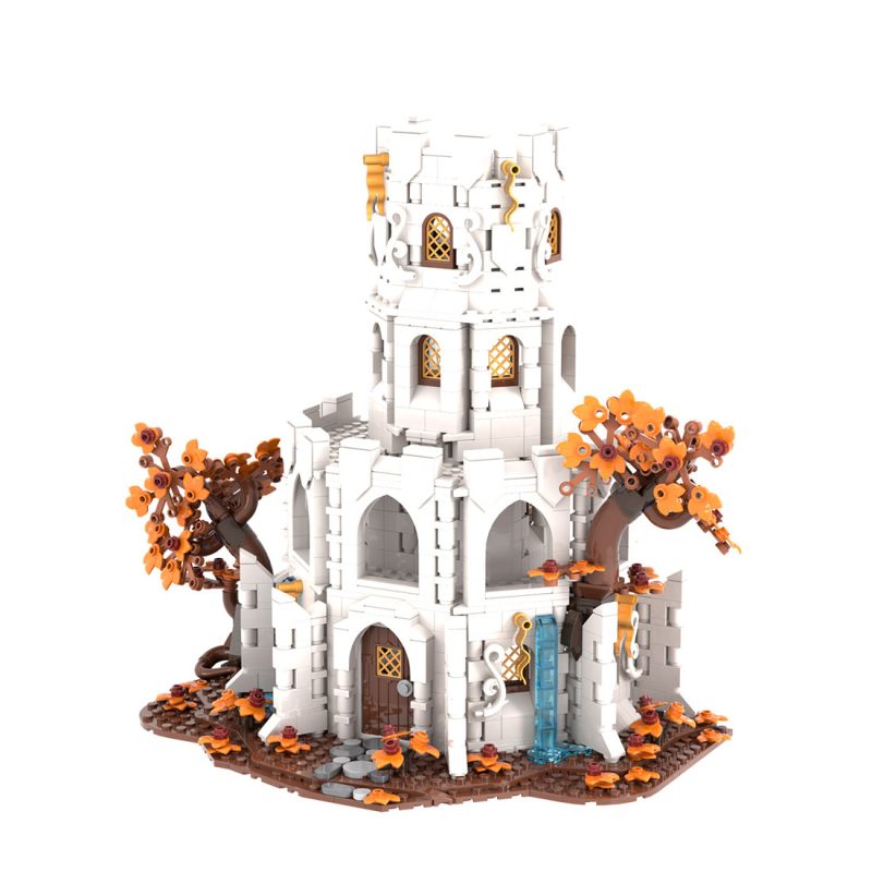 MOC-233345 White Wizard’s tower Building Blocks Set (1470PCS)
