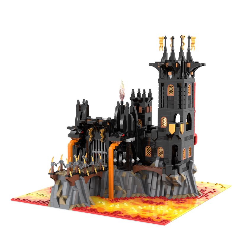 MOC-233488 Black Dragon’s Fortress Building Blocks Set (3278PCS) 