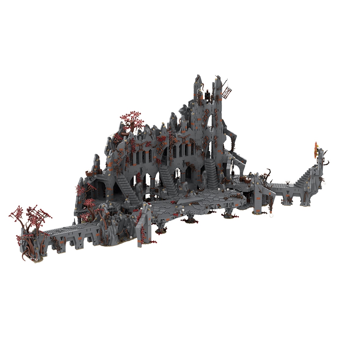 MOC-233504 UCS Dol-Guldur-Complete Bundle Medieval Dark Magic Mountain Building Blocks (11441PCS)