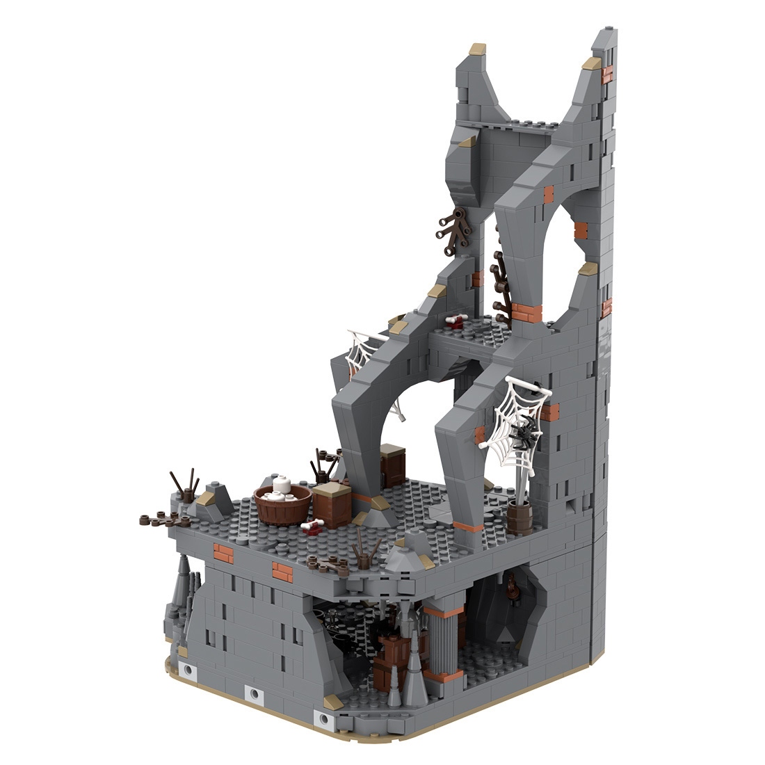 MOC-233504 UCS Dol-Guldur-Complete Bundle Medieval Dark Magic Mountain Building Blocks (11441PCS)