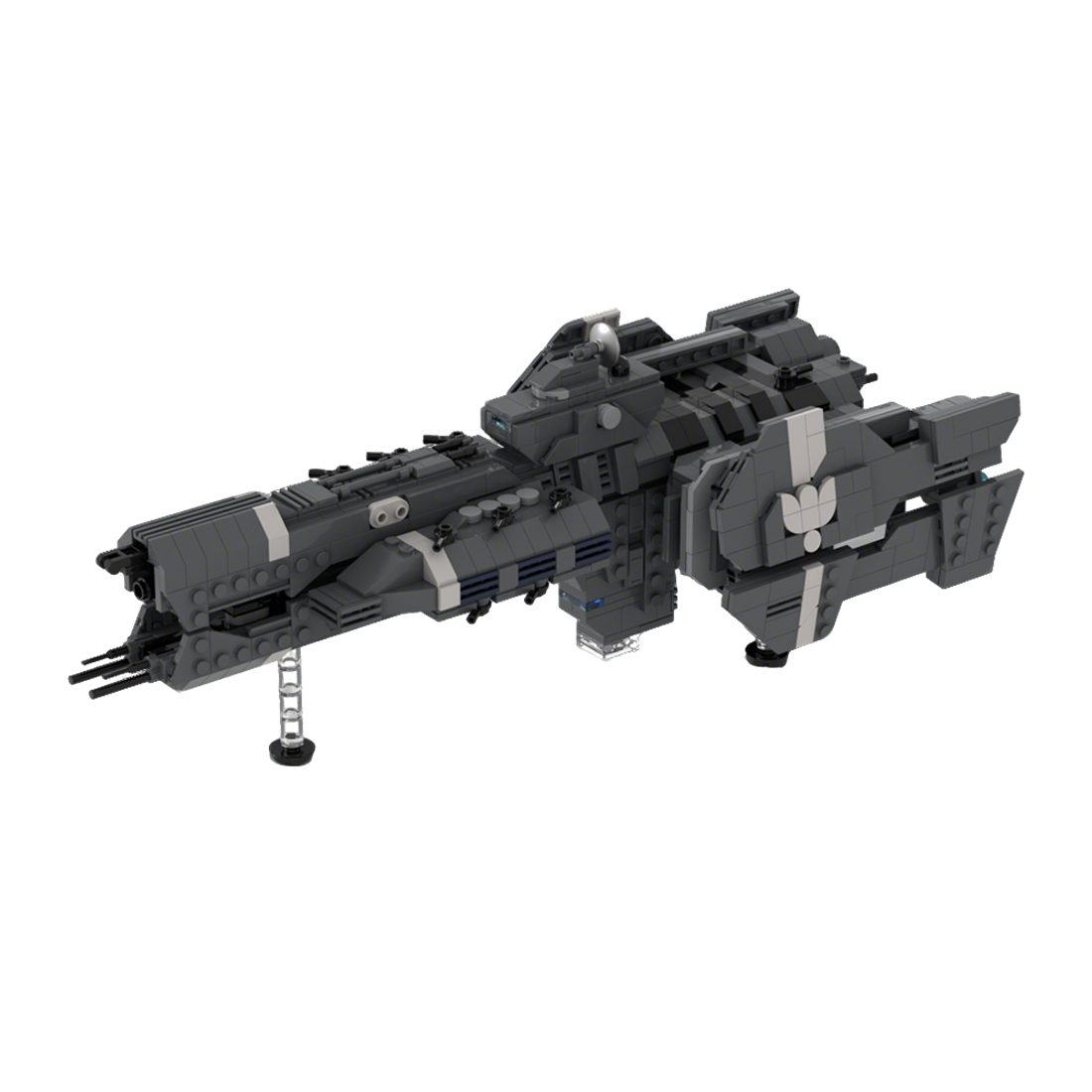 MOC-234859 UNSC Gettysburg Paris-class heavy Frigate Building Bricks Set (1046PCS) 