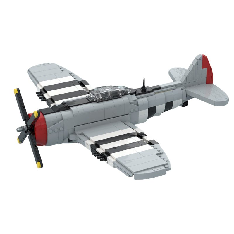 MOC-235642 WWII American P-47 Thunderbolt Building Blocks Set (934PCS)