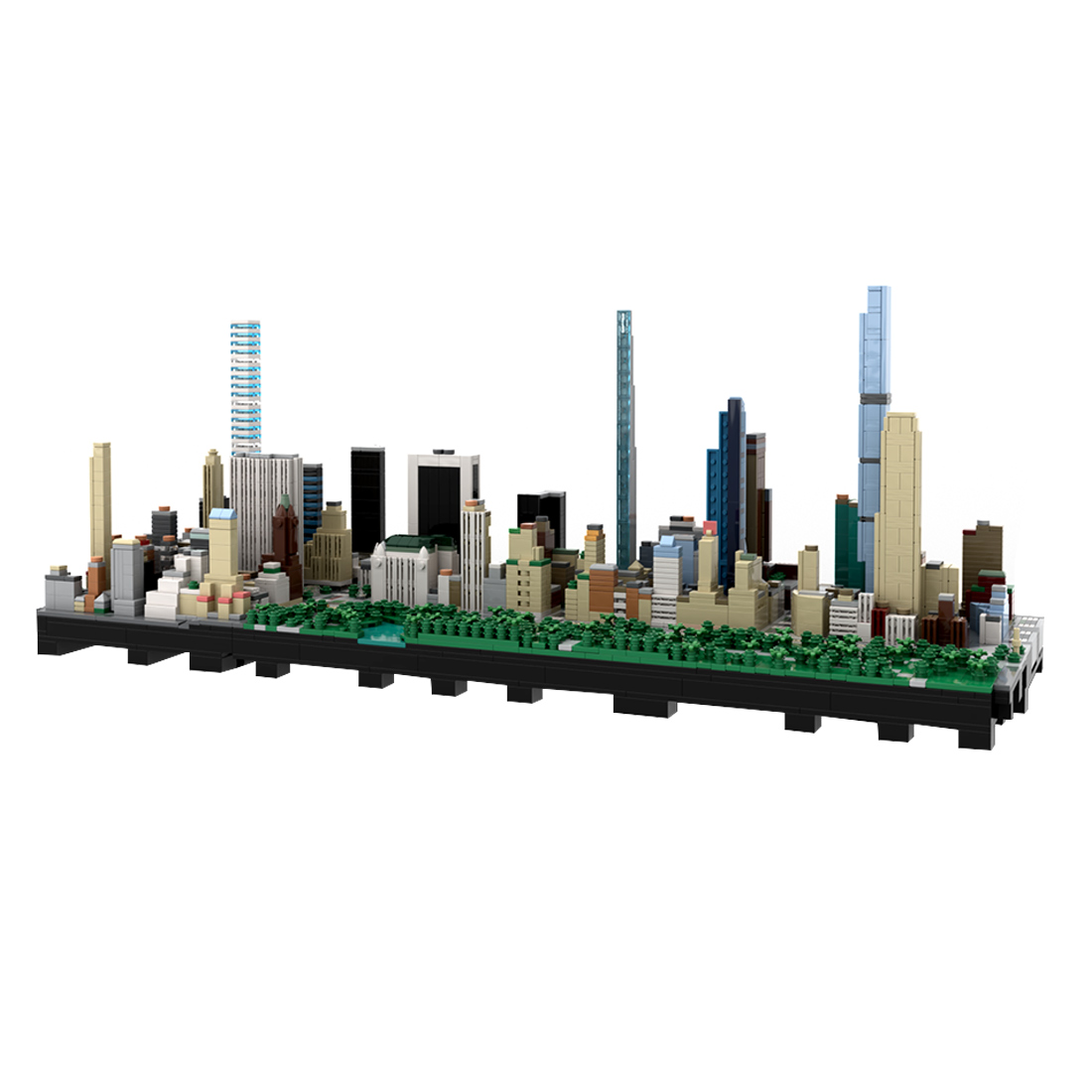 MOC-237093 1/2000 Scale NYC Billionaire’s Row Building Blocks Set (4311PCS) 