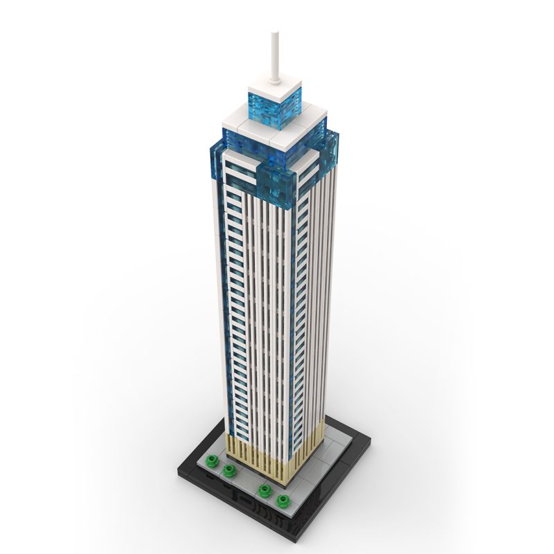 MOC-237330 1/800 Scale Netherlands Landmark De Zalmhaven Building Blocks Set (797PCS)