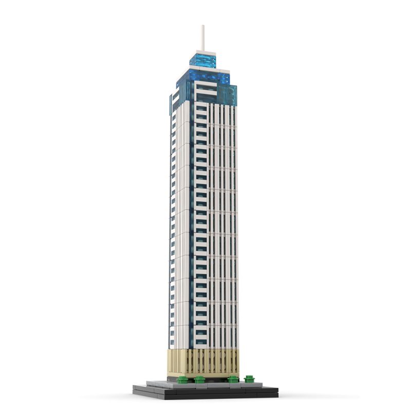 MOC-237330 1/800 Scale Netherlands Landmark De Zalmhaven Building Blocks Set (797PCS)