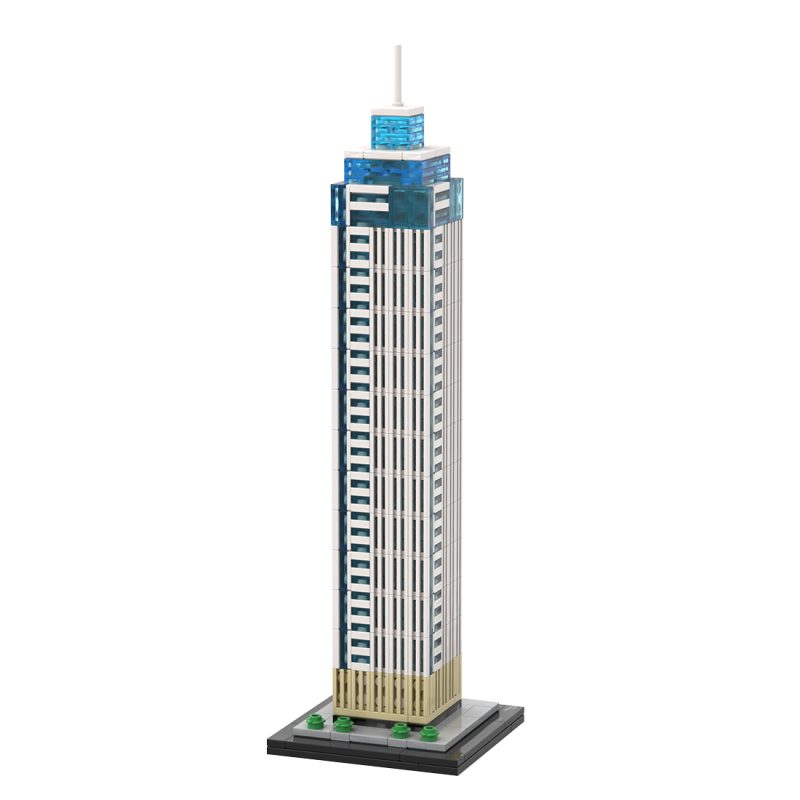 MOC-237330 1/800 Scale Netherlands Landmark De Zalmhaven Building Blocks Set (797PCS)