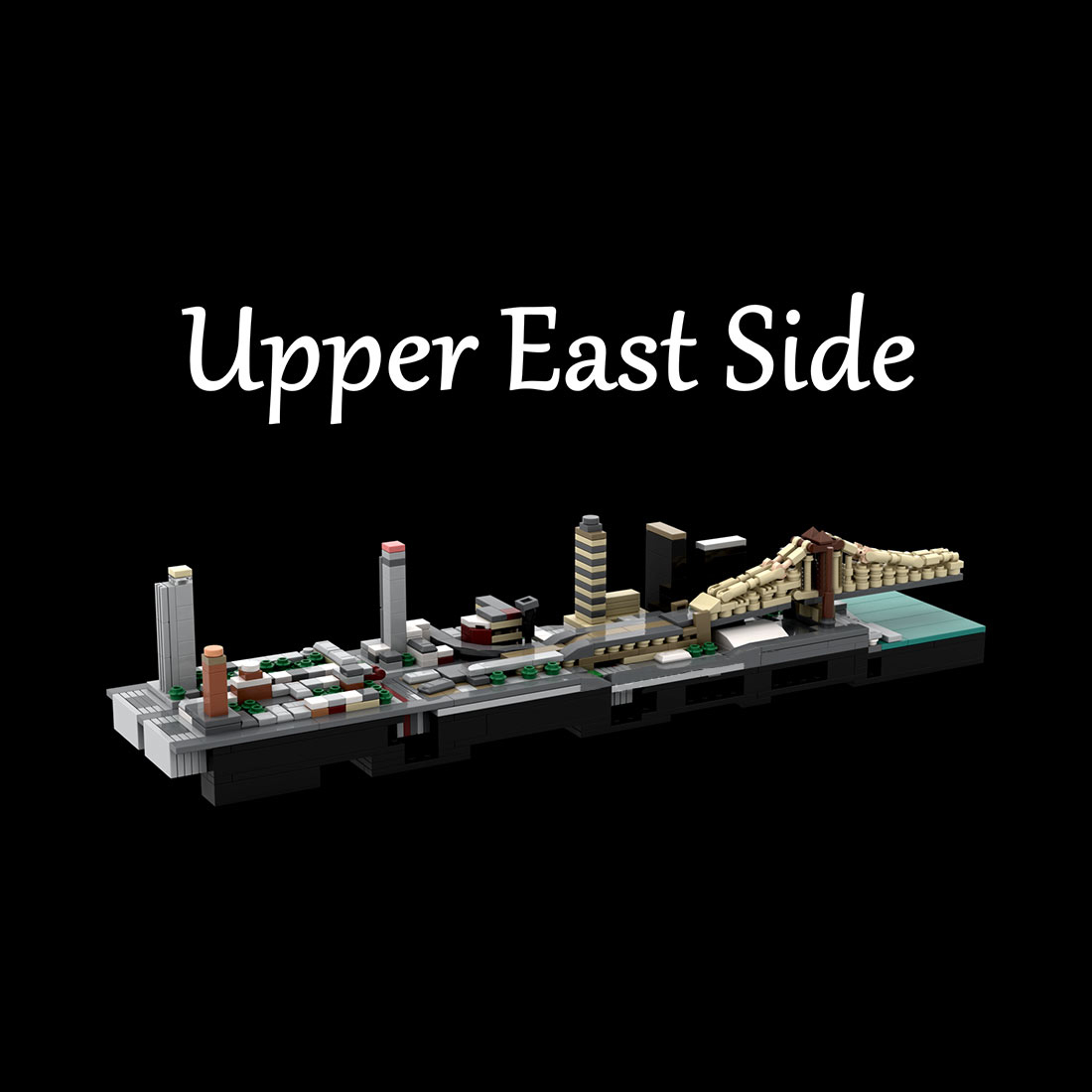 MOC-238464 1/2000 Scale Upper East Side Building Blocks Set (774PCS)