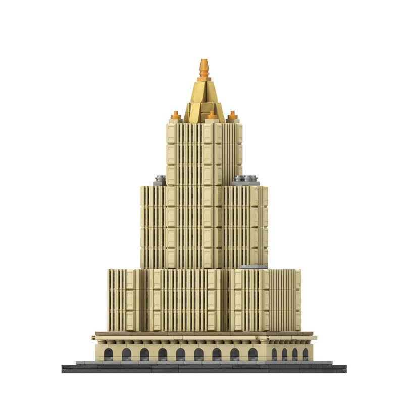 MOC-239057 1/800 Scale New York Life Architecture Building Blocks Set (1096PCS)