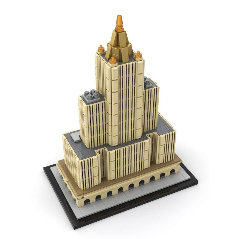 MOC-239057 1/800 Scale New York Life Architecture Building Blocks Set (1096PCS)