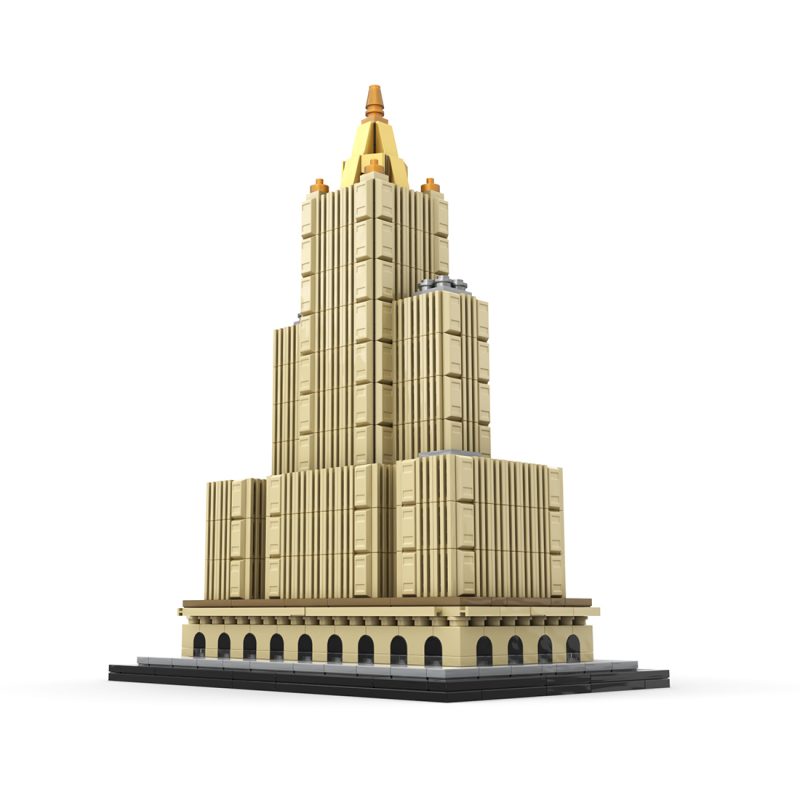 MOC-239057 1/800 Scale New York Life Architecture Building Blocks Set (1096PCS)
