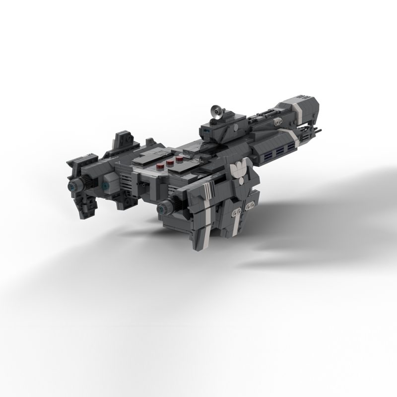 MOC-239213 UNSC Aegis Fate Charon-class light Frigate Building Blocks Set (1207PCS)
