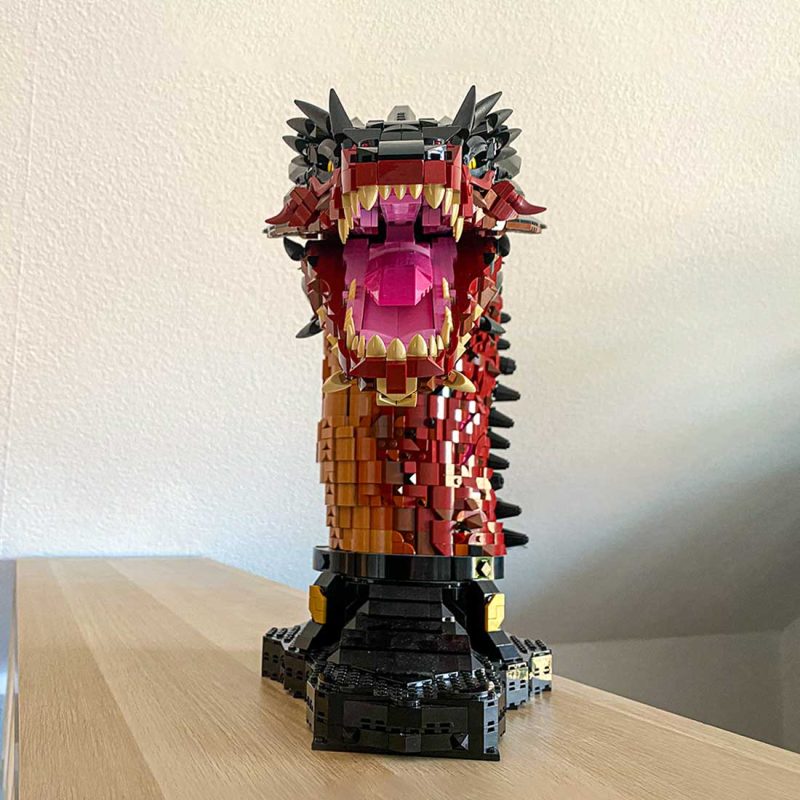 MOC-241509 Smaug Fire Dragon Bust Building Set (5421PCS) 