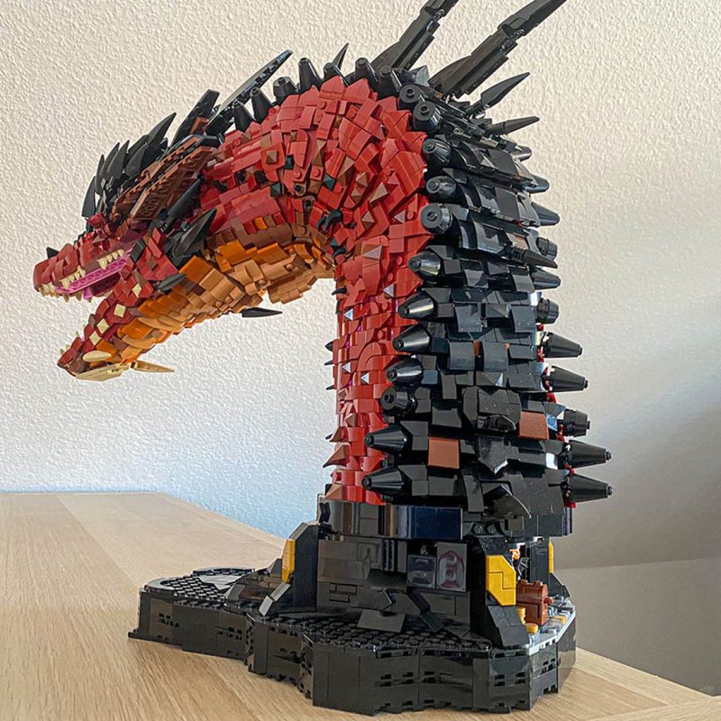MOC-241509 Smaug Fire Dragon Bust Building Set (5421PCS) 