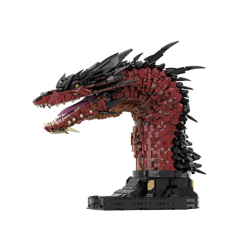 MOC-241509 Smaug Fire Dragon Bust Building Set (5421PCS) 