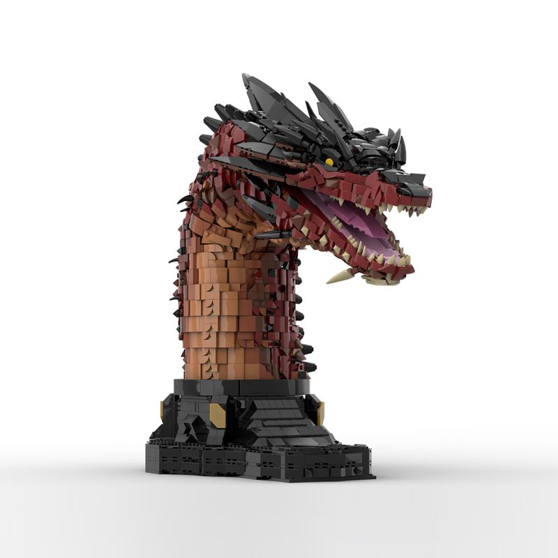 MOC-241509 Smaug Fire Dragon Bust Building Set (5421PCS) 