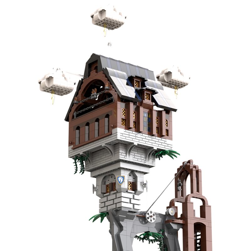 MOC-242193 Medieval Library of Spells Building Blocks Set (2256PCS)