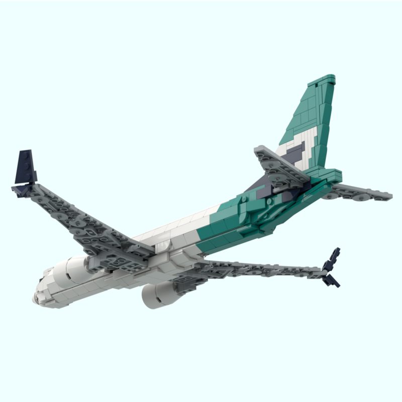 MOC-244355 1/100 Scale Boeing 737 MAX 8 Westjet Livery Building Blocks Set (723PCS)