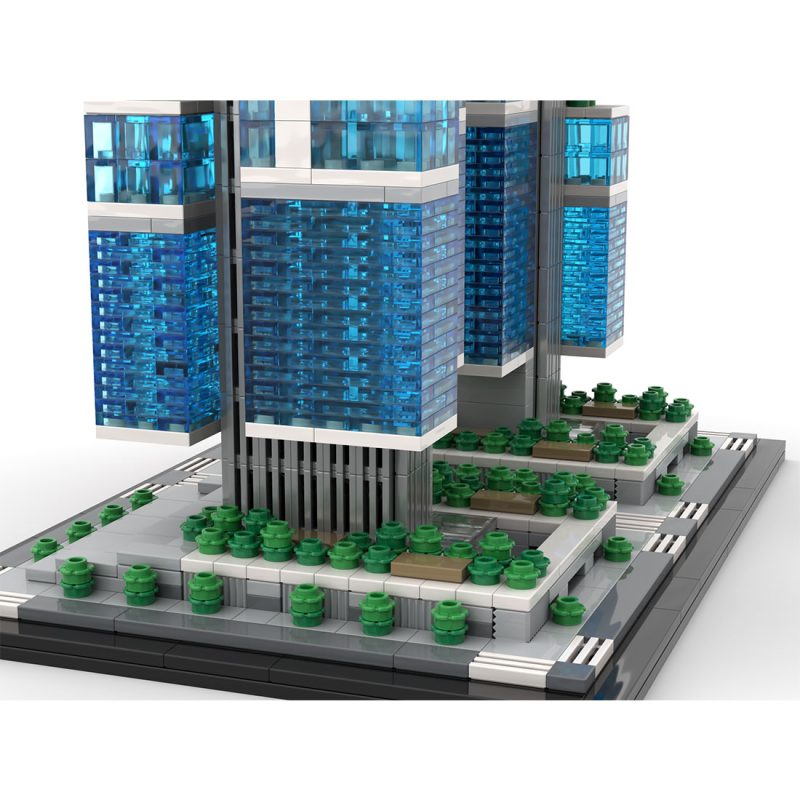 MOC-244414 1/800 Scale DJI Sky City Building Blocks Set (2749PCS)
