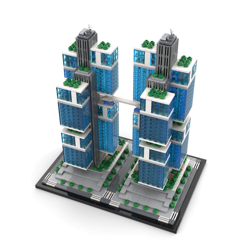 MOC-244414 1/800 Scale DJI Sky City Building Blocks Set (2749PCS)