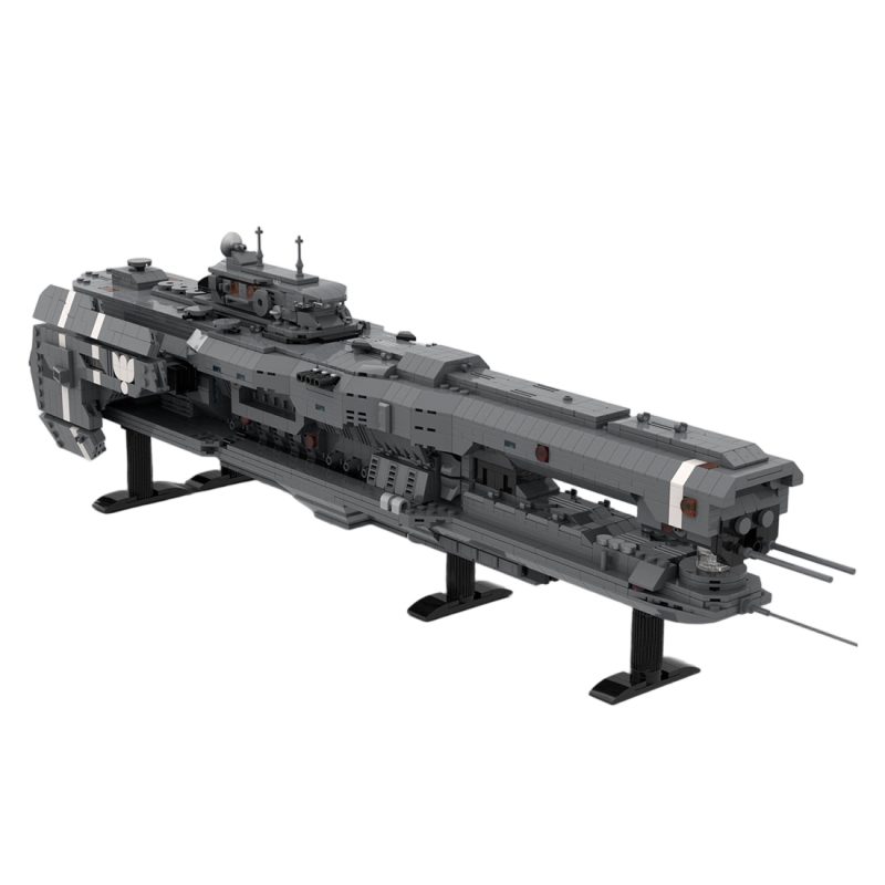 [Copy]MOC-243432 Artemis-class Battlecruiser – UNSC Artemis Agrotera Building Blocks Set (7685PCS)