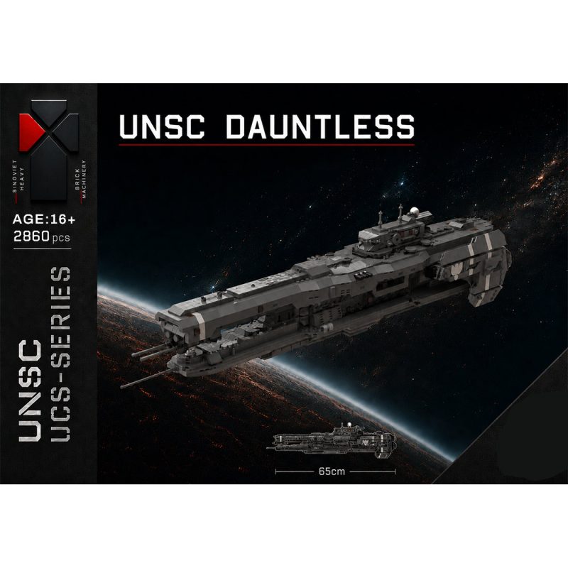 [Copy]MOC-243432 Artemis-class Battlecruiser – UNSC Artemis Agrotera Building Blocks Set (7685PCS)