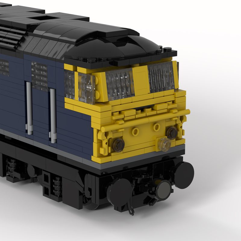 MOC-246227 Class 47 BR Blue Livery Building Blocks Set (1274PCS)
