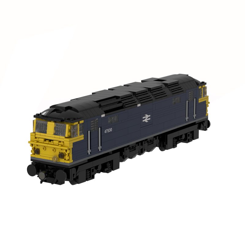 MOC-246227 Class 47 BR Blue Livery Building Blocks Set (1274PCS)