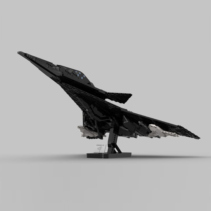 MOC-246806 1/35 Scale ADF-11 Raven Fighter Building Blocks Set (2866PCS)