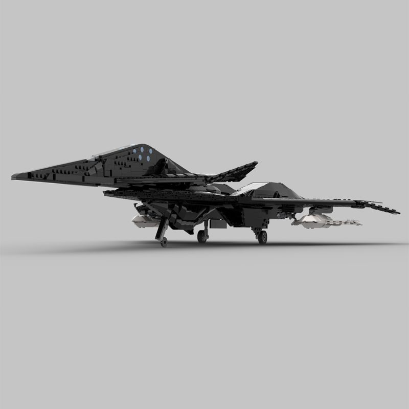 MOC-246806 1/35 Scale ADF-11 Raven Fighter Building Blocks Set (2866PCS)