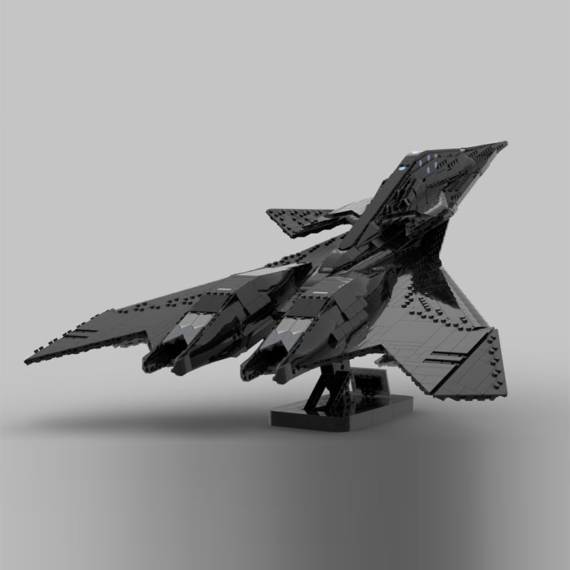 MOC-246806 1/35 Scale ADF-11 Raven Fighter Building Blocks Set (2866PCS)